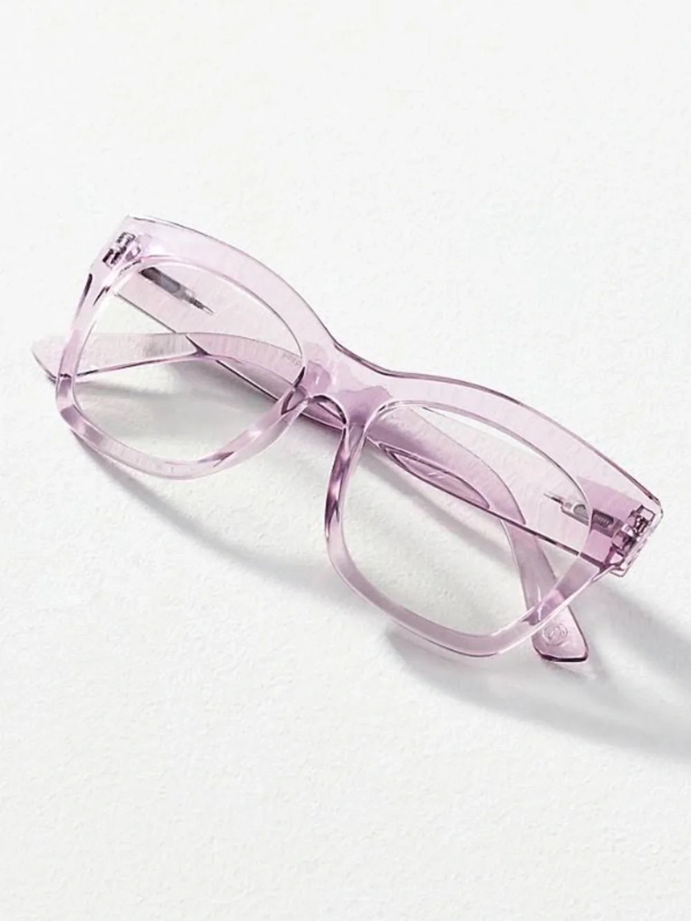 New Anthropologie Peepers Purple Translucent Blue Light Filter Glasses +1.50‎